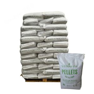 Biogramasa Pellet di pino – 75 sacchi da 15 kg (1.125 kg)