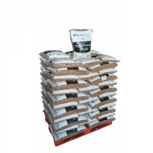 BioPower Pellet di pino – 65 sacchi da 15 kg (975 kg)