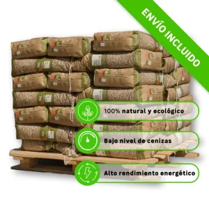 Naturpellet ENplus A1 – 35 sacchi da 15 kg (525 kg)