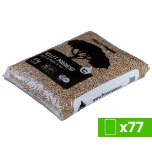 Pellet di pino ENplus A1 – 77 sacchi da 15 kg (1.155 kg)