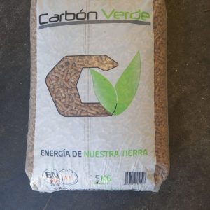 Pellet Carbón Verde ENplus A1 – pallet 88 sacchi da 15 kg